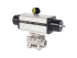 Kohout kulový VL521T+pneupohon SRN 1/4"