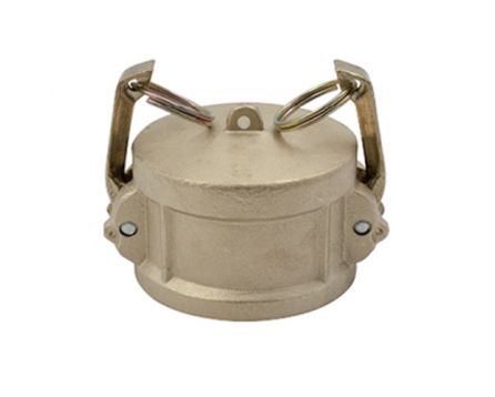 Spojka Kamlok, mosaz, záslepka DN100, NBR