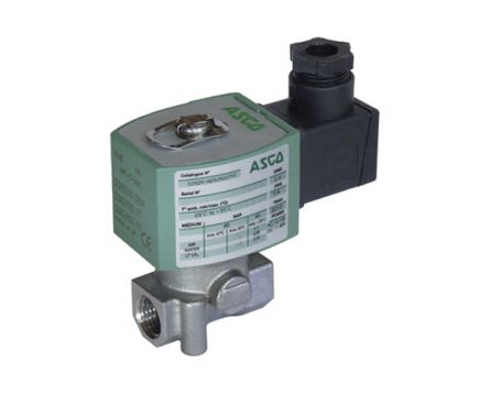 Ventil solenoidový Asco E262NO 1/4" DN1,2 115V AC nerez