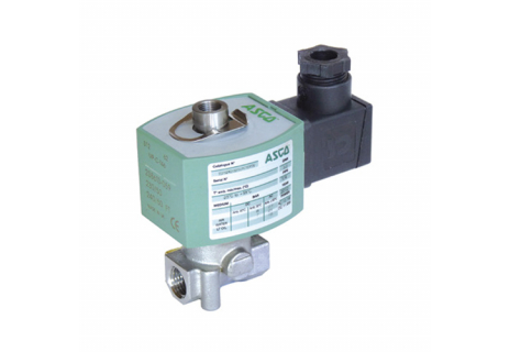 Ventil solenoidový Asco E314NC 1/4" DN1,2 115V AC nerez