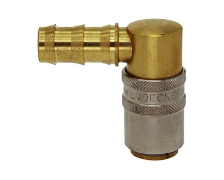 Rychlospojka Lüdecke ESH 13mm 90st. Push-lock ventil