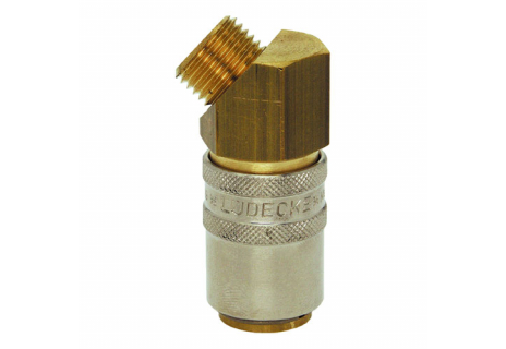 Rychlospojka Lüdecke ESHG M24x1,5 vnější 45st. ventil