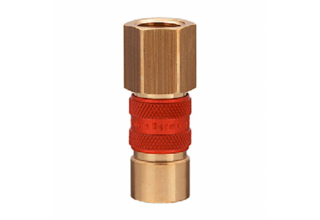 Rychlospojka Lüdecke ESMK 1/4" vnitřní, červená