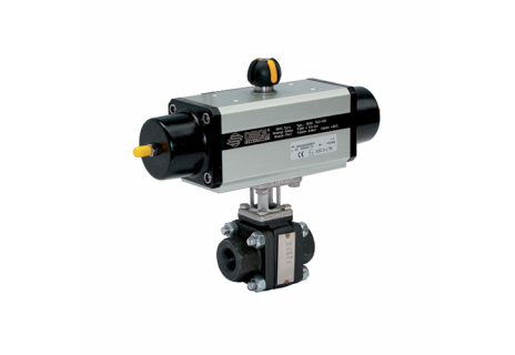 Kohout kulový K809+pneupohon SRN 1 1/4"