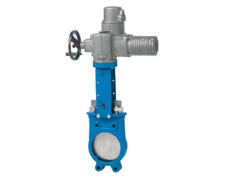 Šoupátko nožové L20ELEST3+elektropohon DN 80