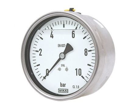 Manometr Wika 233.50 100mm 1/2" zadní 0-10bar