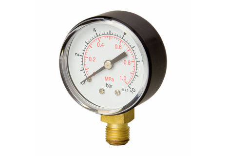 Manometr plastový MS 50mm 1/4" 0-100bar