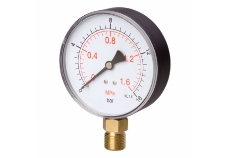 Manometr plastový MS 100mm 1/2" 0-40bar