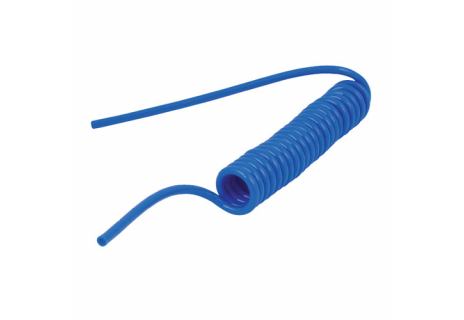 Hadice spirálová PU 6/4mm 4m červená
