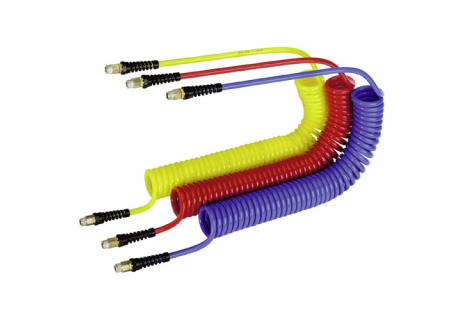 Hadice spirálová Mody 11/16mm 6m žlutá, se šroubením