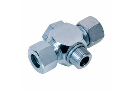 T-kus hydraulický SGE G1/4"x8mm S
