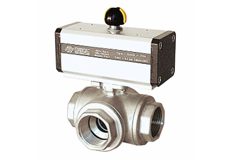 Kohout kulový VL321T+pneupohon DAN 3/4"