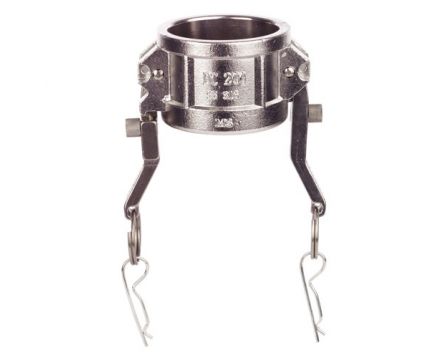 Spojka Kamlok, nerez, záslepka DN80, NBR, bezpečnostní páčky